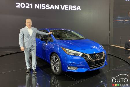 Steve Millette et la Nissan Versa 2020